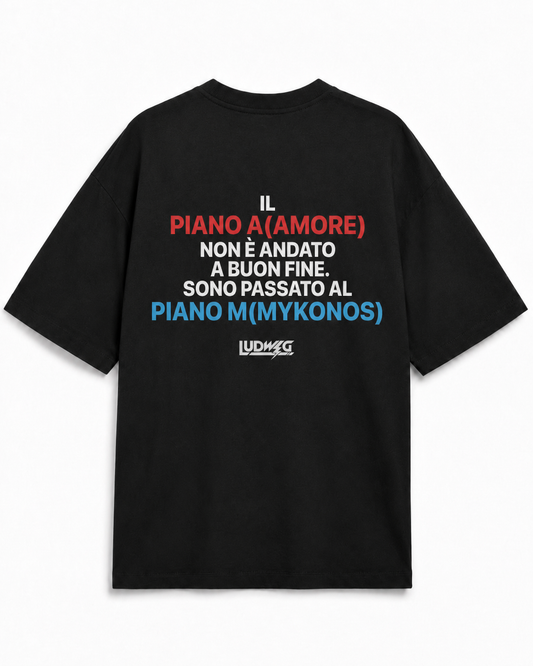 "PIANO M" TEE