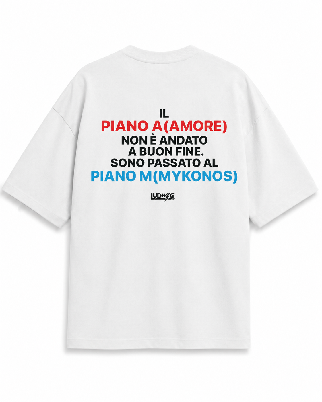 "PIANO M" TEE
