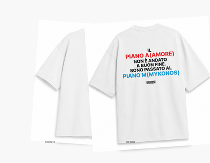 "PIANO M" TEE